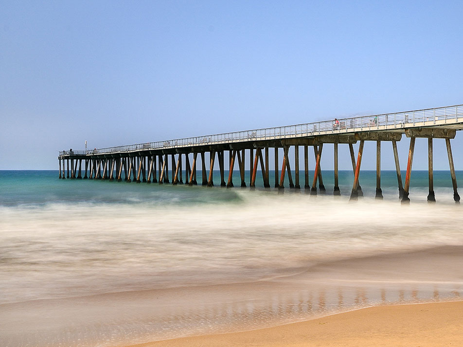 Hermosa Beach Pier in California