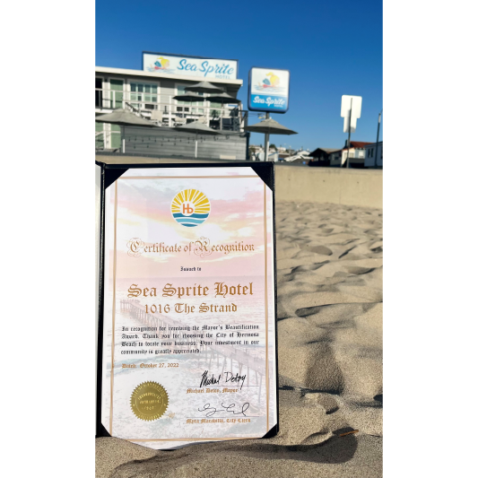 Sea Sprite Hotel located beside Hermosa Beach